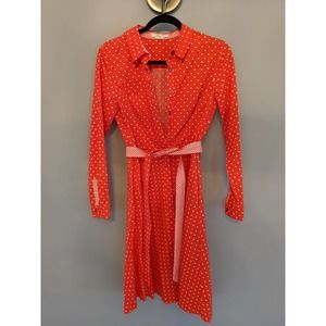 Boden Red Shirt Dress 6